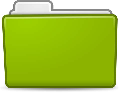 Download Green Folder Icon Png Clip Transparent Stock - Green Folder ...