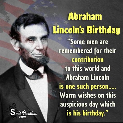 Best Quote Pic For Abraham Lincoln’s Birthday - SmitCreation.com