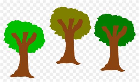 Clipart The Three Trees - Clip Art 3 Trees - Free Transparent PNG Clipart Images Download