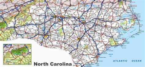 Map Of Virginia And North Carolina Cities | Virginia Map