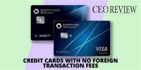 Credit Cards with no Foreign Transaction Fee