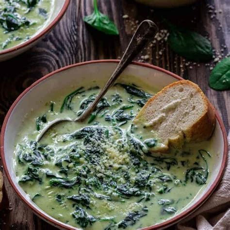 Creamy Spinach Soup - The Healthy Skeptics