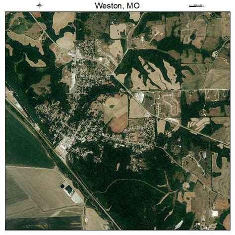 Aerial Photography Map of Weston, MO Missouri