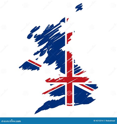 Map Flag Of The UK (vector) Stock Images - Image: 4213314