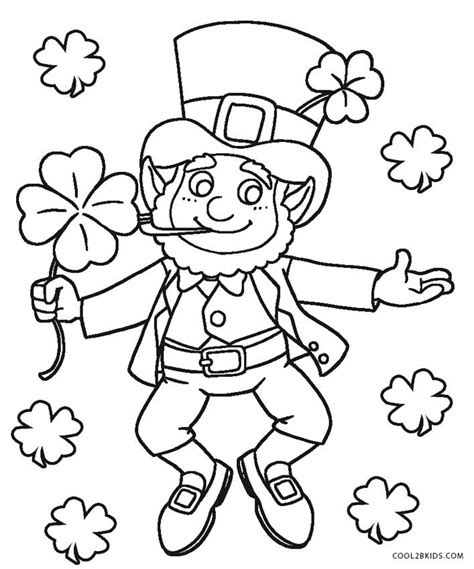 Free Printable Leprechaun Coloring Pages For Kids