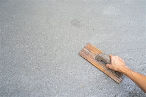 Plastering Cement for the Floor Stock Photo - Image of tool, construction: 155619458