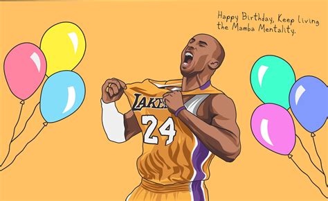 Birthday Card Kobe Bryant Lakers Birthday Card for Him Lakers Fan RIP Kobe Kobe Bryant Birthday ...