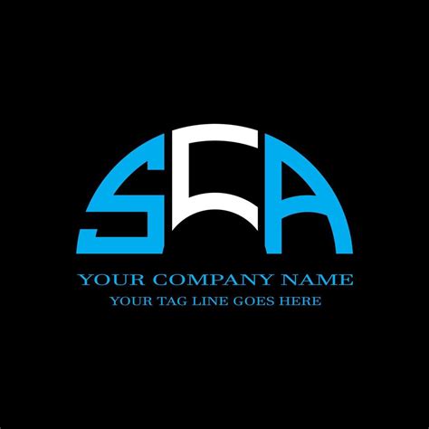 SCA letter logo creative design with vector graphic 8467043 Vector Art at Vecteezy