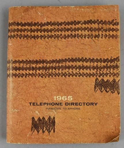 1965 Hawaiian Telephone Directory Mcm