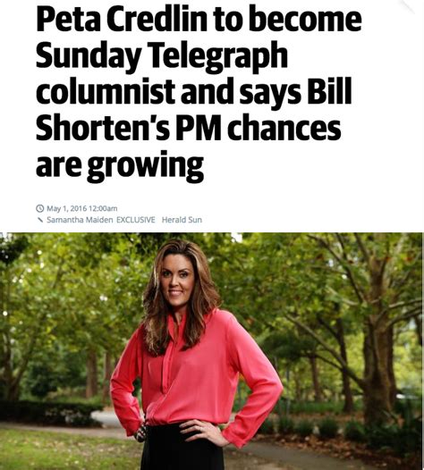 Ex-Tony Abbott staffer Peta Credlin joins News Corp's Sunday Telegraph as columnist - Mumbrella