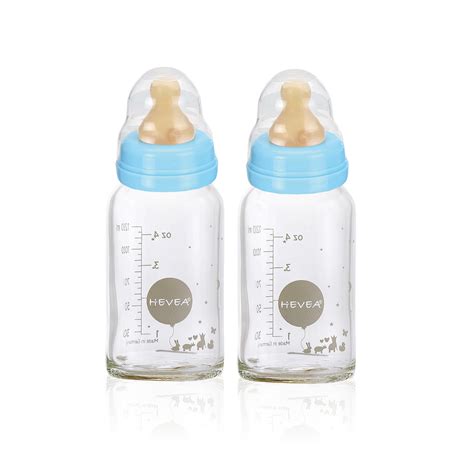 Buy Baby Glass Feeding Bottles Â€“ 2 Pack Â€“ Blue Online in Australia