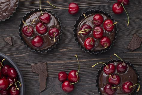 Download Pastry Chocolate Cherry Still Life Food Dessert HD Wallpaper