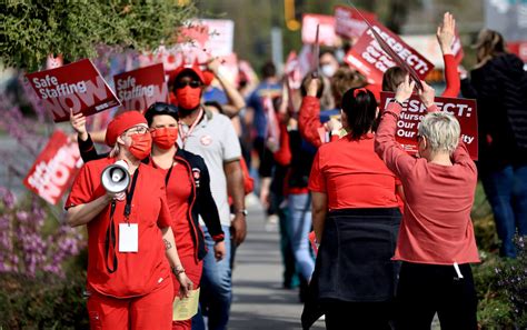 Nurses hold informational picket at Sutter Health facilities in Santa ...