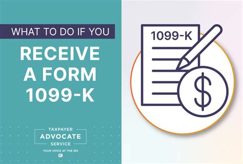 I received a Form 1099-K - Taxpayer Advocate Service