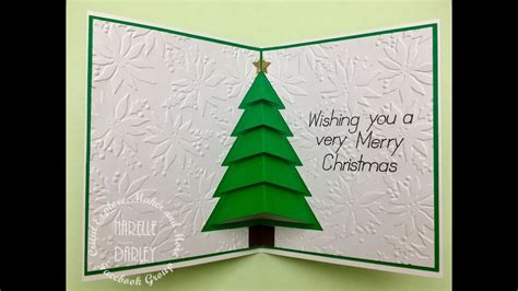 Pop up Christmas Tree card - YouTube