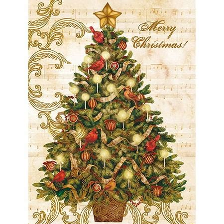 Lang Christmas Tree Boxed Christmas Cards - Walmart.com