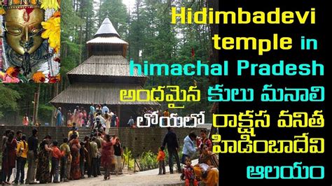 hidimba devi temple in kulu manali himachal Pradesh | hadimba devi temple story in telugu ...