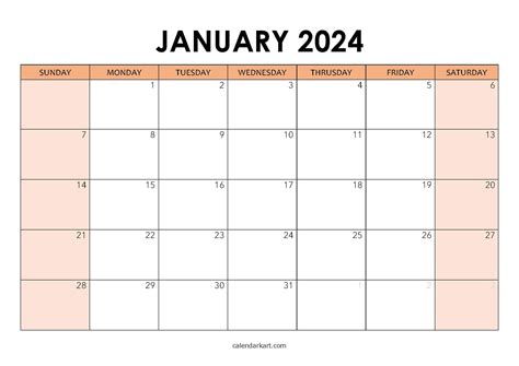 Calendrier 2024 Word 2020 - Barbe Carlita