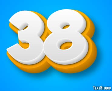 38 Text Effect and Logo Design Number