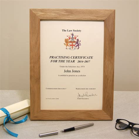 Personalised A4 Certificate Graduation Frame - MIJMOJ