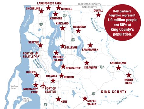 King County Map With Cities - Sada Wilona