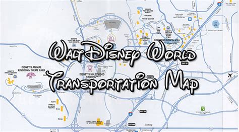 Walt Disney World Transportation Map | KennythePirate.com