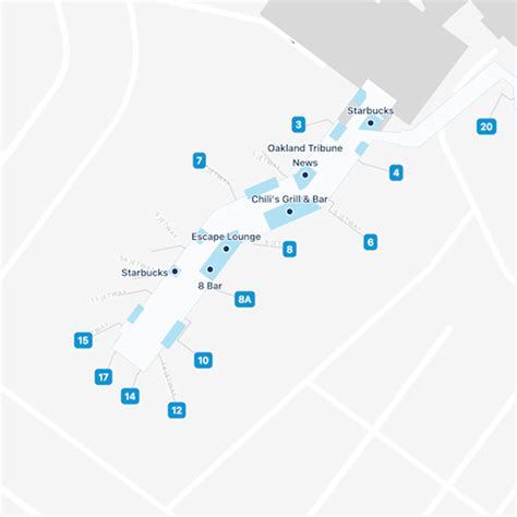 Oakland Airport Terminal 1 Map & Guide