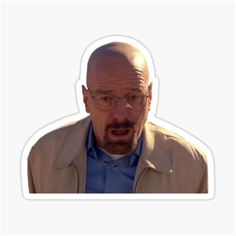 "walter white breaking bad meme" Sticker by julia1718 | Redbubble