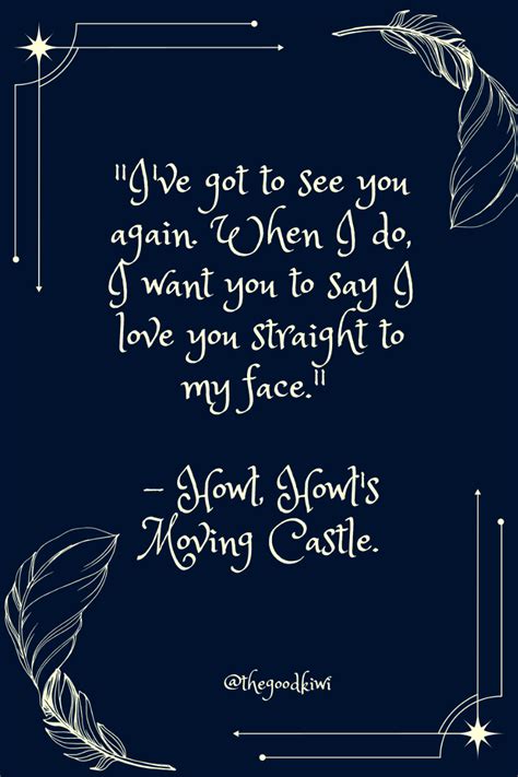 Howl Jenkins Pendragon Quotes | Studio Ghibli Howl's Moving Castle ...