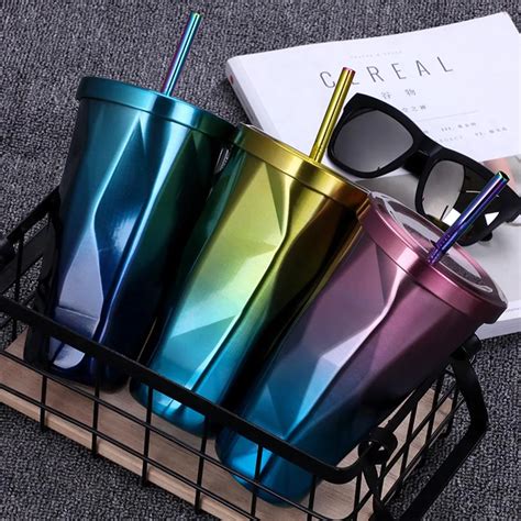 Aliexpress.com : Buy Summer Cool Shake Cups Unique Gradient Irregular ...