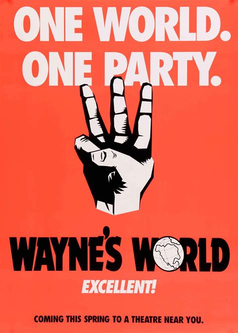 Wayne's World (1992) | Wayne's world, Movie posters, Waynes world excellent