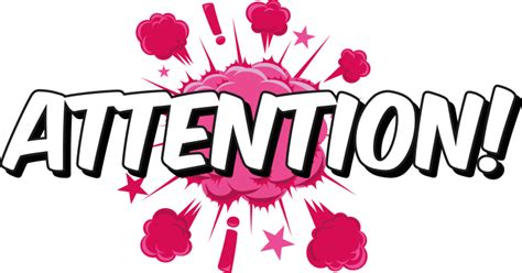 Attention Logo - LogoDix