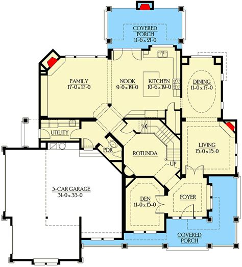 Corner House Floor Plan - floorplans.click