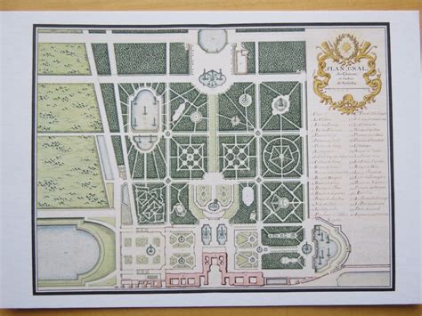 Map Of The Gardens Of Versailles - Beautiful Insanity