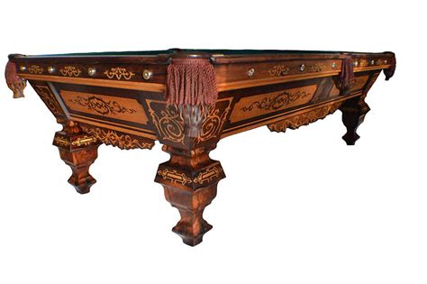 Emanuel Brunswick Antique Pool Table