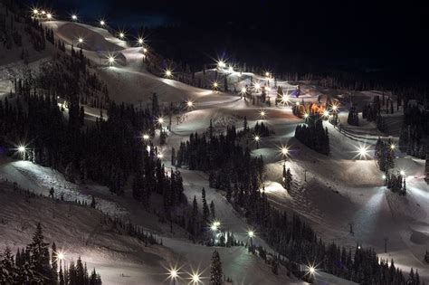 night skiing at Stevens Pass...night was always my favorite time to ski ...