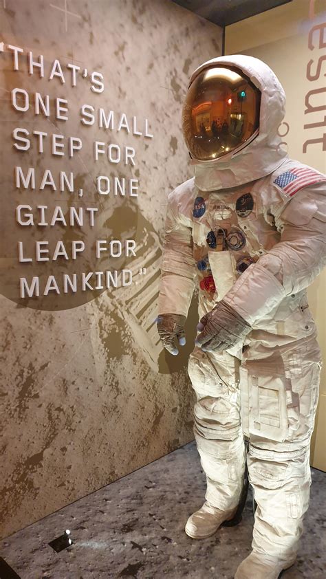 Neil Armstrong's moon suit on display at Smithsonian Air & Space museum ...