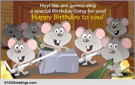 A Special Birthday Song! Free Songs eCards, Greeting Cards | 123 Greetings