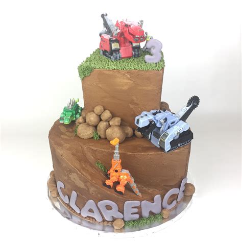 DinoTrux Cake — Rach Makes Cakes