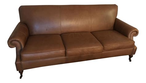 Pottery Barn Distressed Leather Sofa on Chairish.com | Distressed leather sofa, Leather sofa ...