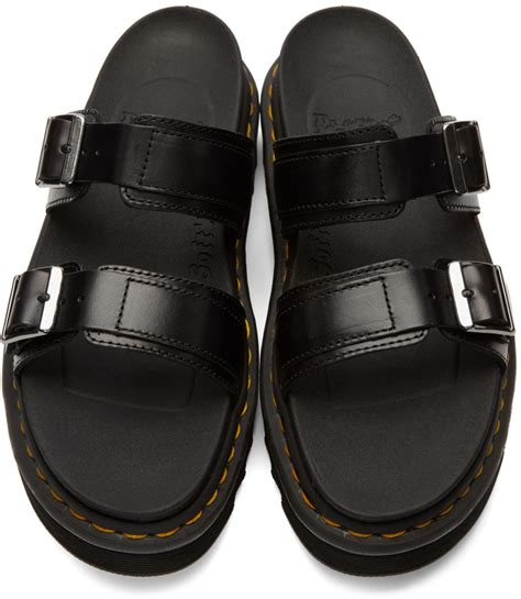 Dr. Martens - Black Myles Sandals | Adventure sandals, Sandals, Mens sandals