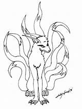 Nine Tails Coloring Pages At GetColoringscom  Free Printable sketch template