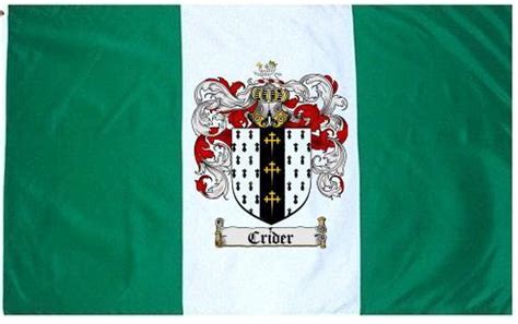 Crider Coat of Arms Flag / Family Crest Flag - Coat of Arms