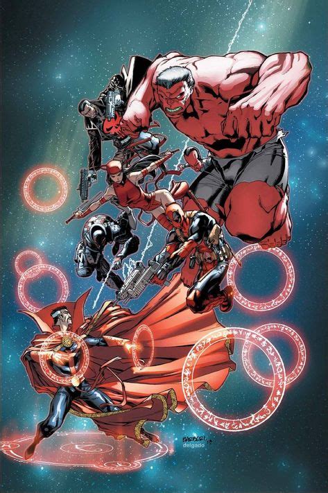 Thunderbolts (Red Hulk) (Earth-616) | Héroes marvel, Marvel cómics y Superhéroes marvel