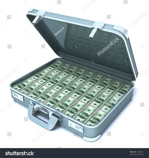 Suitcase With One Million Dollars Stock Photo 14980321 : Shutterstock