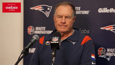 Coach Bill Belichick 10/29: "It just wasn't good enough"