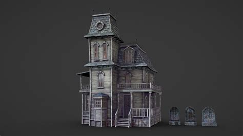 Victorian Haunted House - Buy Royalty Free 3D model by Dark Mermaids ...