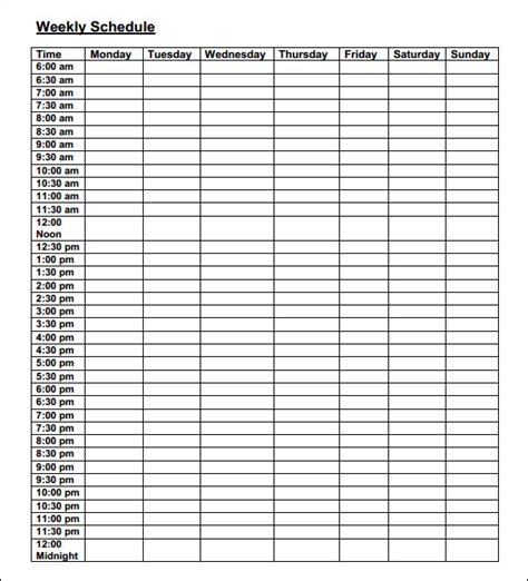 Free download program Daily Schedule Template For School - utorrenteuropean