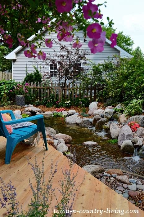 Garden Pond Creates Total Backyard Transformation! - Town & Country Living