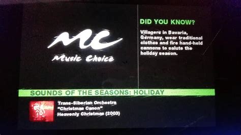 Music Choice Sounds of the Seasons: Holiday - November 24, 2020 - YouTube